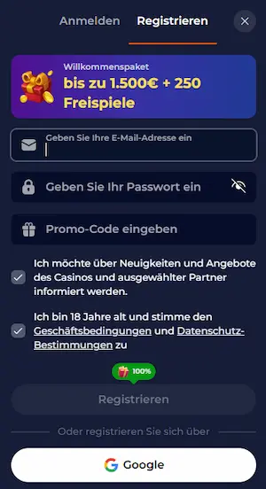 Nine Casino Schweiz registre
