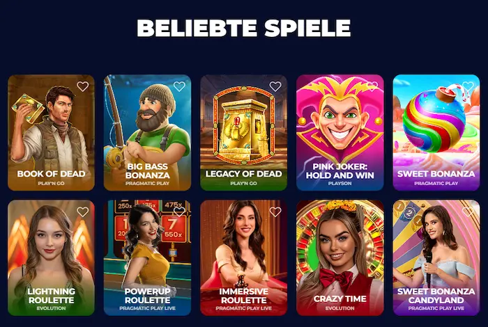 Nine casino spiele