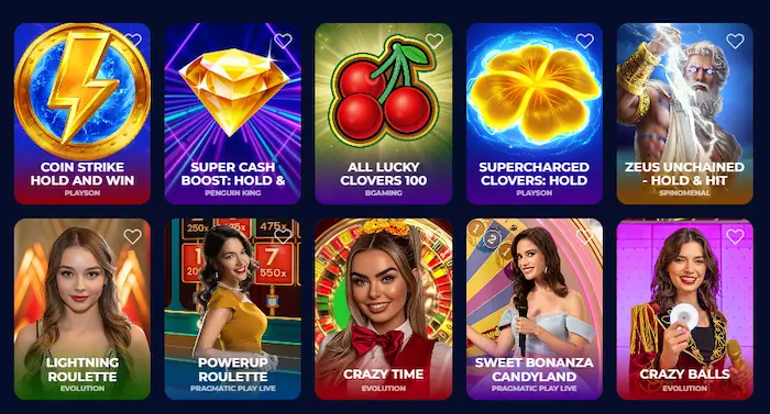 Nine Casino Schweiz spiele